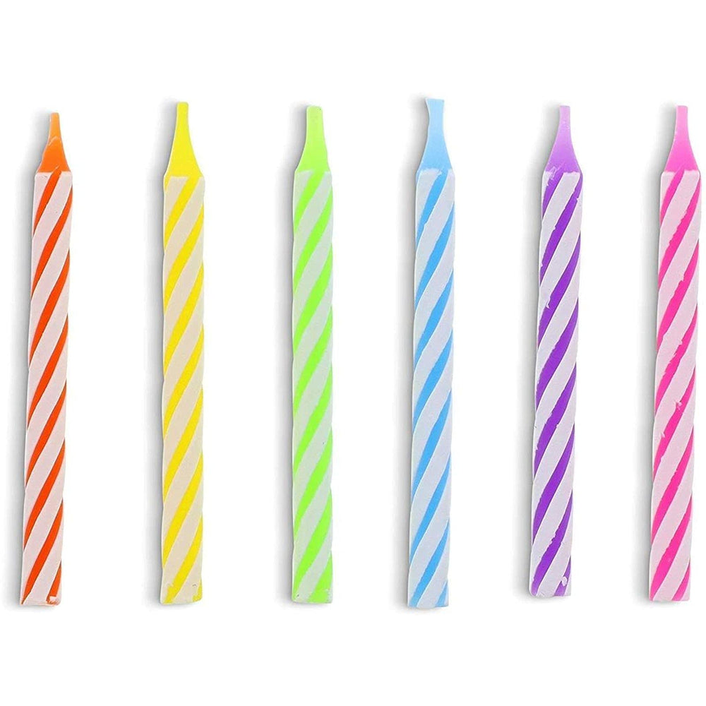 Letter L Birthday Cake Candles Set with Holders (96 Pac