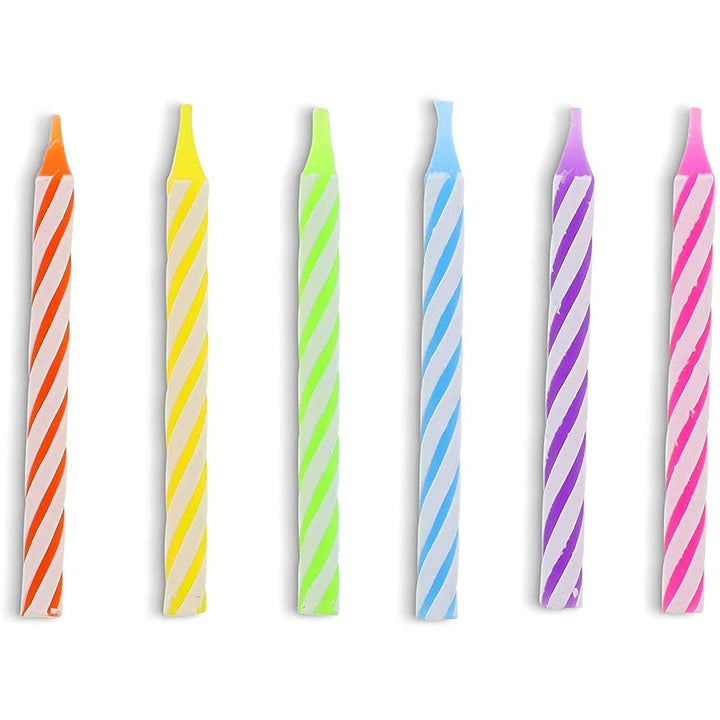 Letter L Birthday Cake Candles Set with Holders (96 Pac