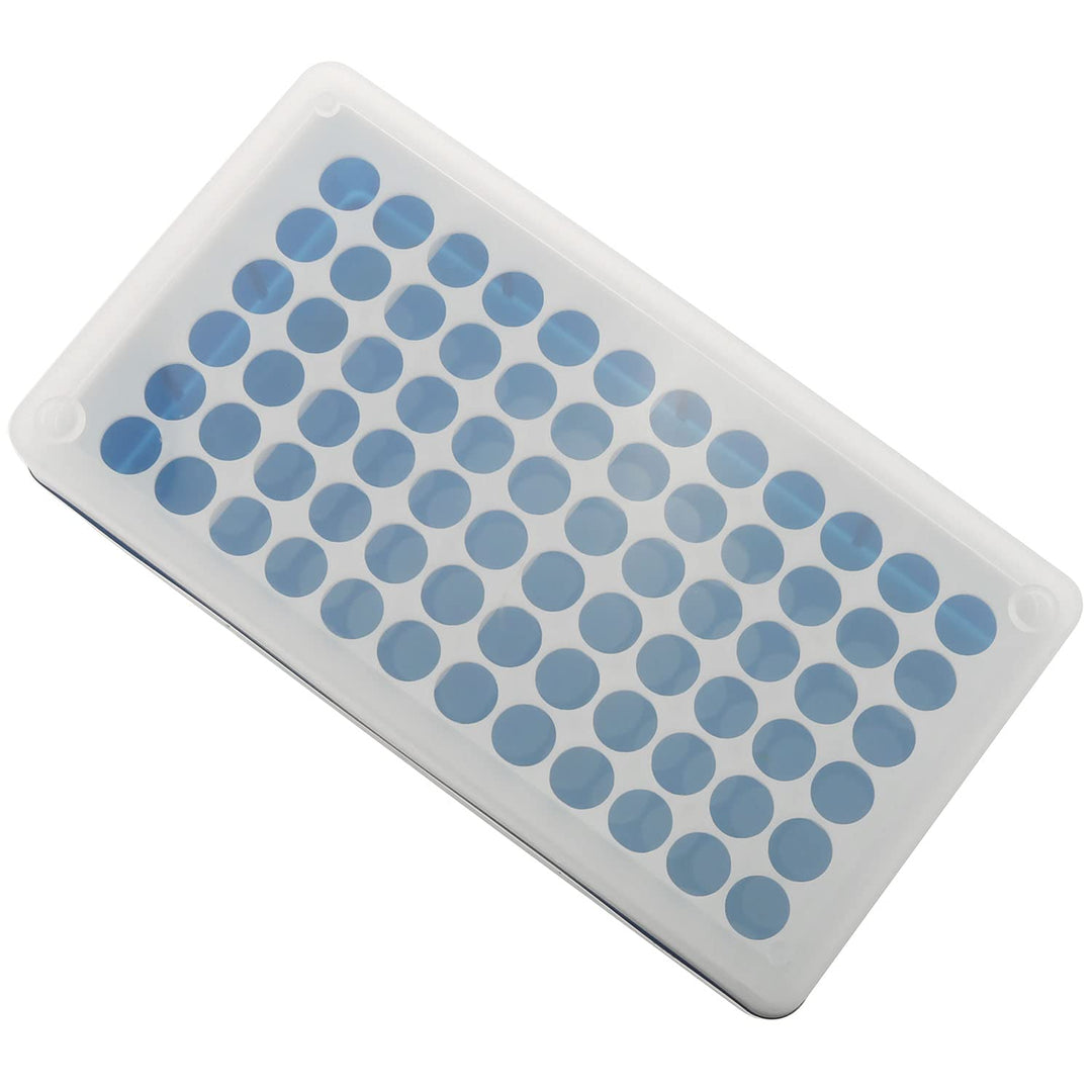 72 Holes Centrifuge Test Tube Rack with Cover 1.5ml Centrifugal Test Tube Support Holder Laboratory Supplies