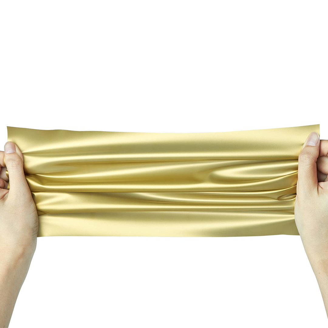 Heat Transfer Vinyl Roll 12&#39;&#39;x5 feet Heat Press Vinyl for T-Shirts, HTV Vinyl for Cricut, Iron On Vinyl Easy to Cut &amp; Weed, Iron On Transfers Vinyl Heat Transfer for Silhouette, HTV Vinyl Rolls, Gold