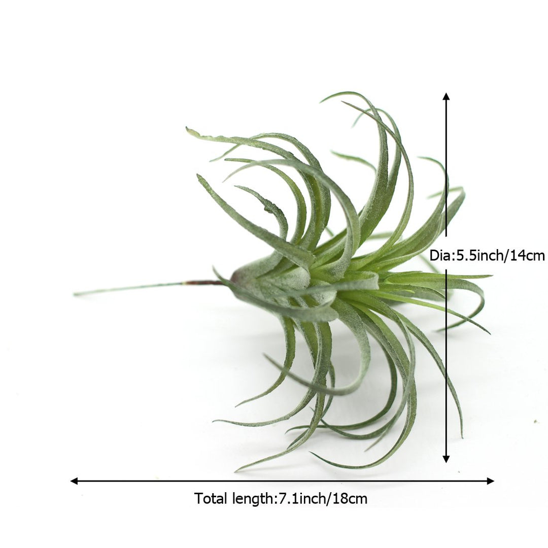ZJCilected 2PCS Artificial Flocking Tillandsia Air Plan