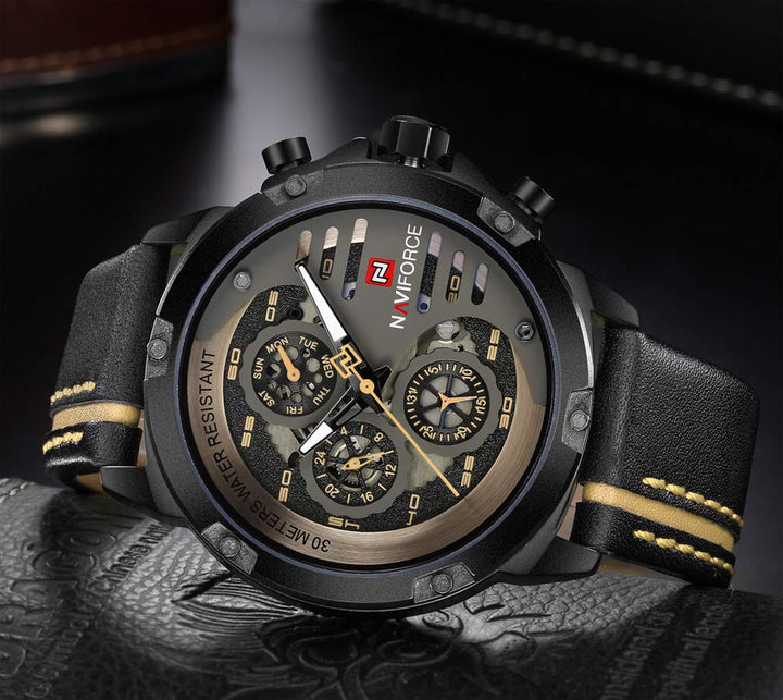 NAVIFORCE Sport Military Watches for Men Waterproof Wat