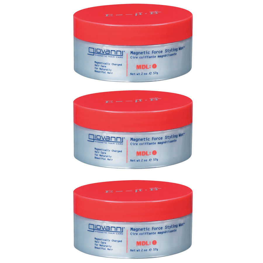 Magnetic Force Styling Wax, 2 oz Containers (57 g) (Pack of 3)