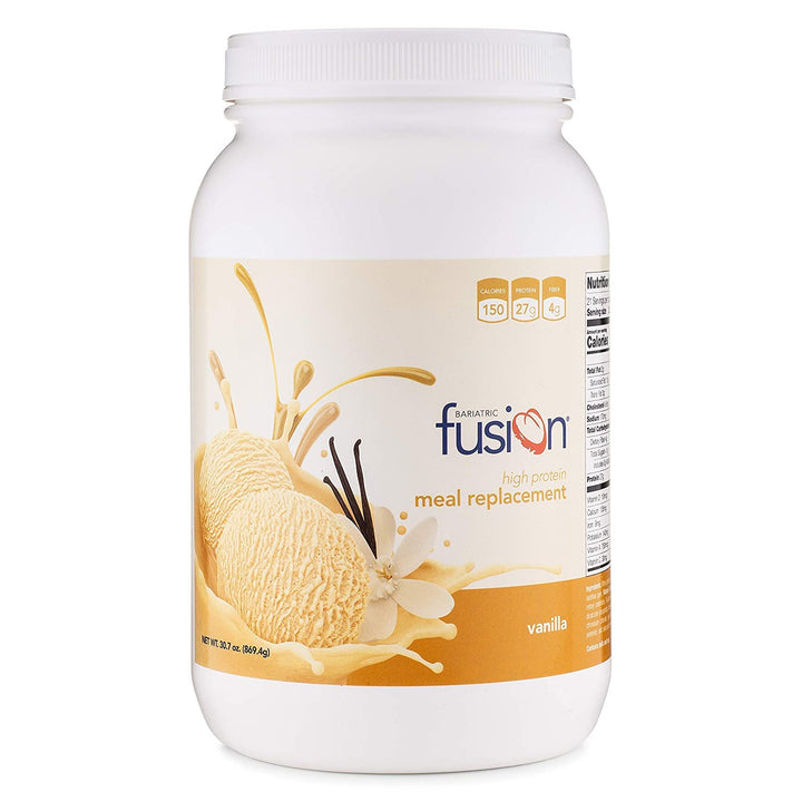 Vanilla High Protein Meal Replacement Shake | 27g Whey Isolate Bariatric Protein Powder | Lactose Free Whey Protein Powder | Gluten and Sugar Free | 21 Servings
