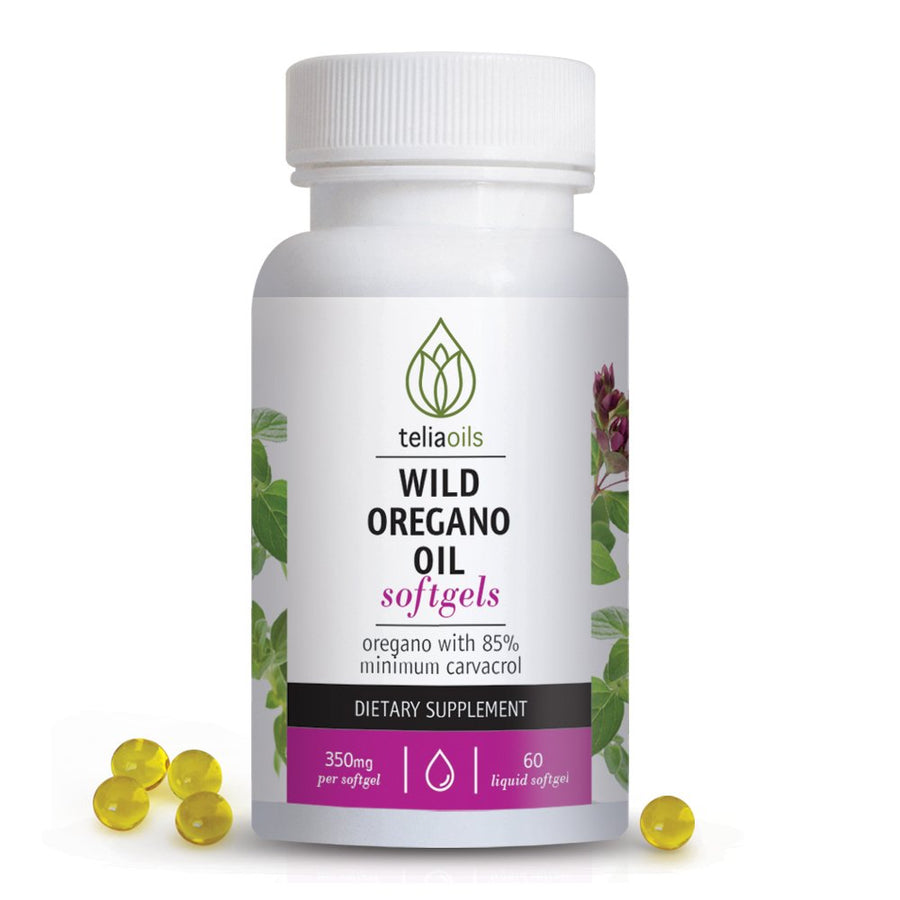 Teliaoils Wild Oregano Oil Softgels, Oregano Oil Capsul