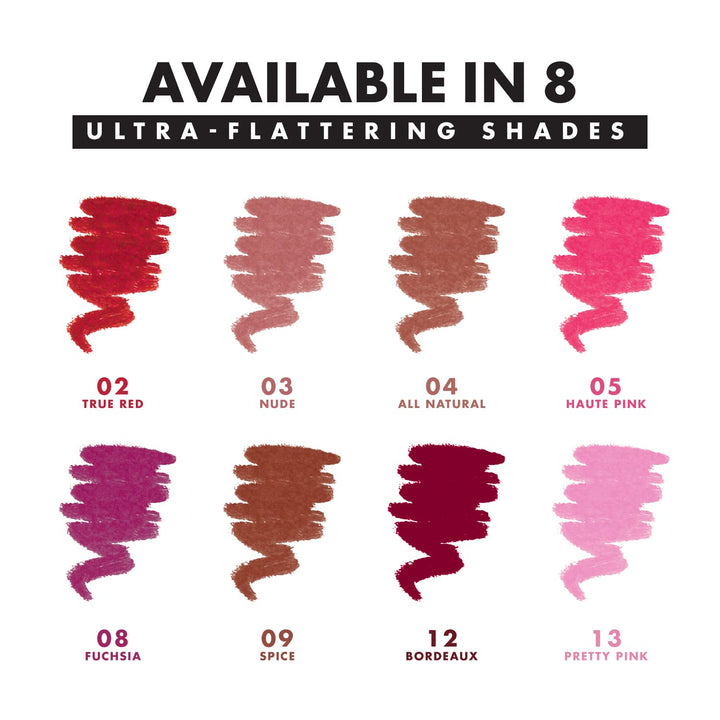Milani Color Statement Cruelty-Free Matte Lipliner (Fuchsia, 0.04 Ounce)