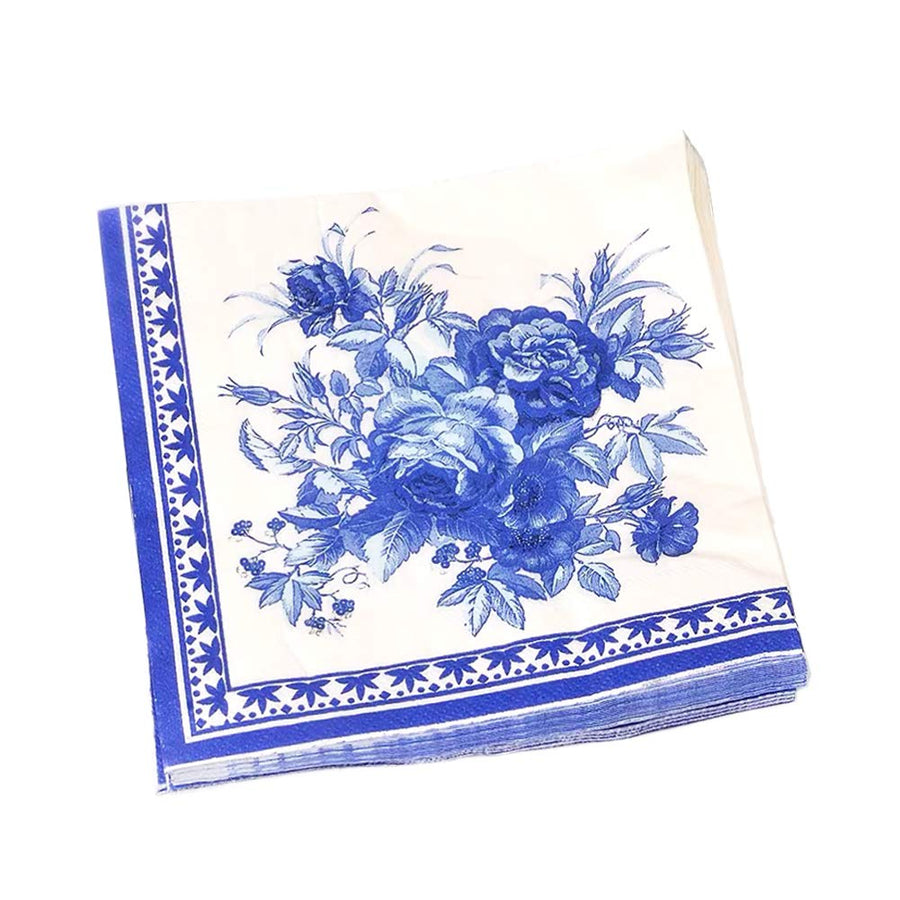 Meiosuns Napkins Floral Paper Napkins Tea Cups Paper Co