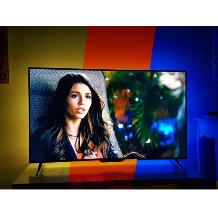 USB Powered LED Strip Lights TV Backlights Kit for 50 to 55 Inch TV - Sony LG Samsung Monitor Smart TV Wall Mount Stand Work Space Color Changing LED Background Ambient Lighting