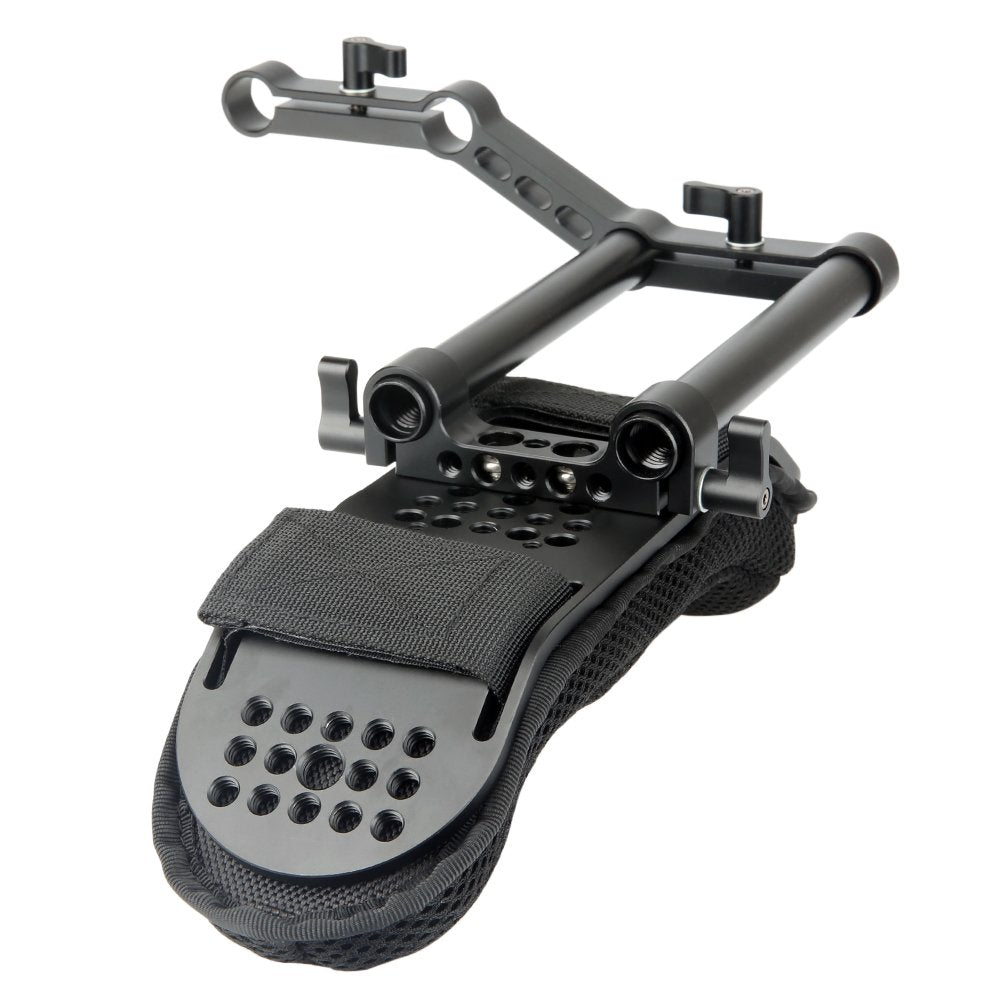 NICEYRIG Shoulder Pad with Rail Raiser /15mm Rods for S