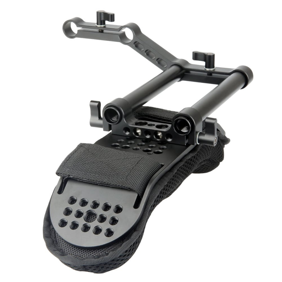 NICEYRIG Shoulder Pad with Rail Raiser /15mm Rods for S