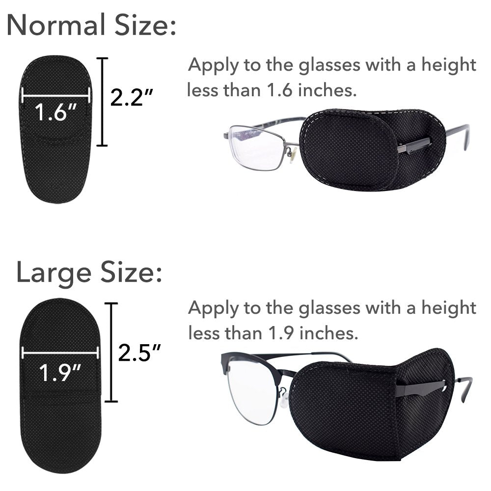 FCAROLYN 6pcs Eye Patch for Glasses to Treat Lazy Eye/A