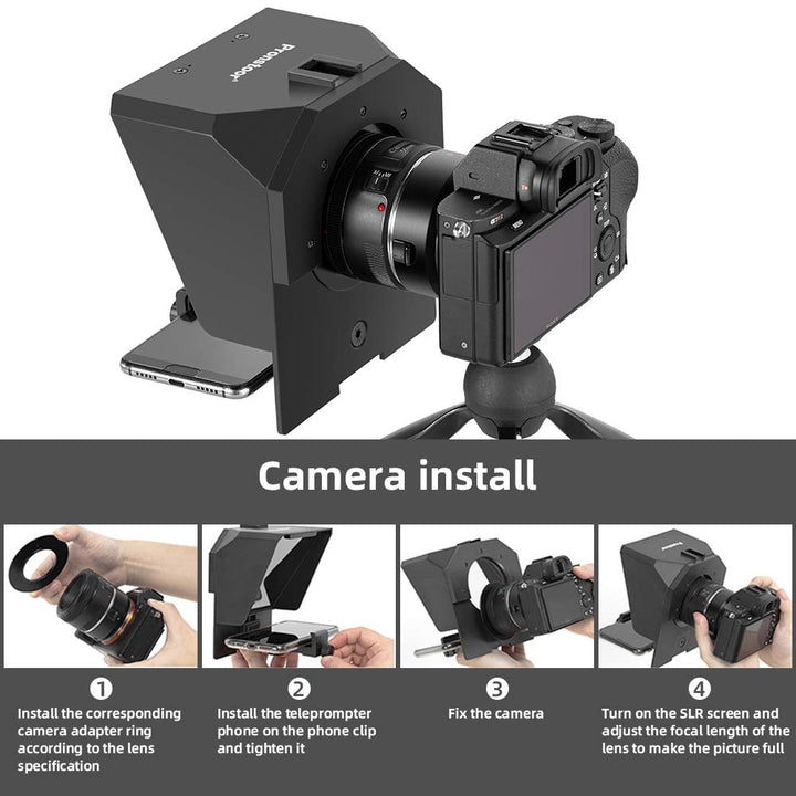 AMBITFUL Teleprompter 7.5&#39;&#39; with Tablet