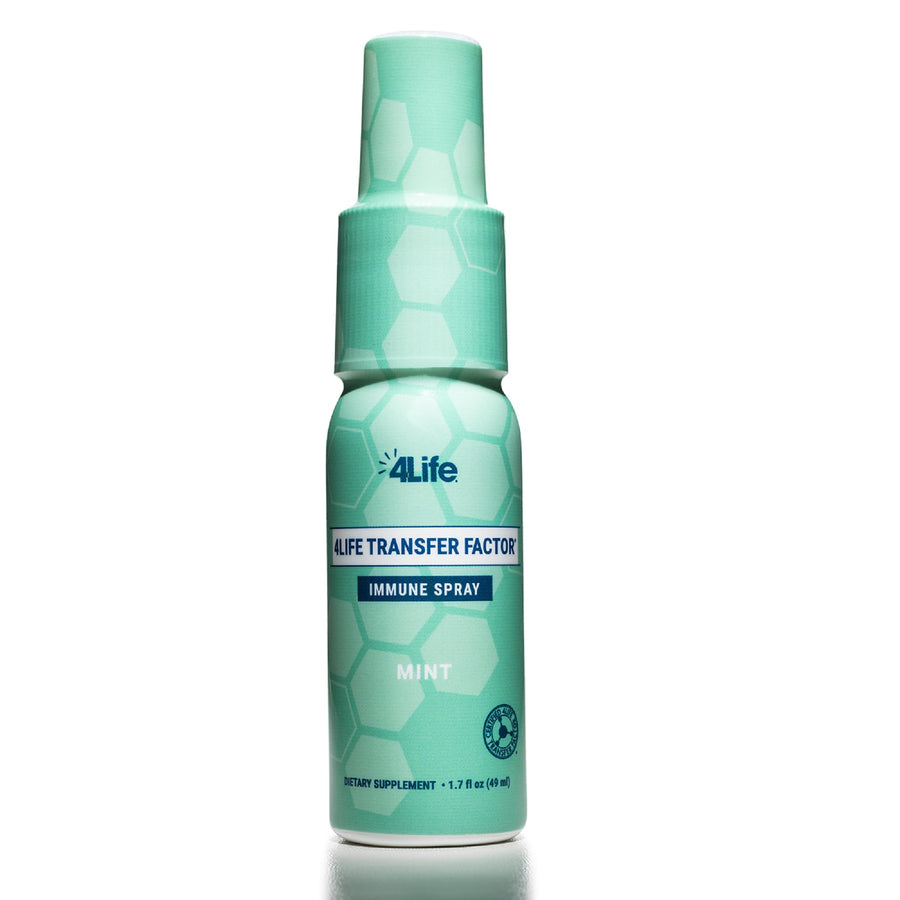 Transfer Factor Immune Spray - Supports Mouth and Throat Immune Health with Zinc, Marshmallow Root Extract - Mint Flavor - 1.7 oz