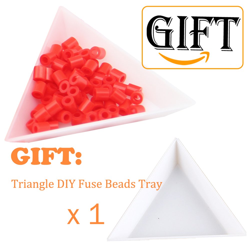 H&amp;W 5mm Fuse Bead Refill Bag - Yellow 1500 Count (B18)