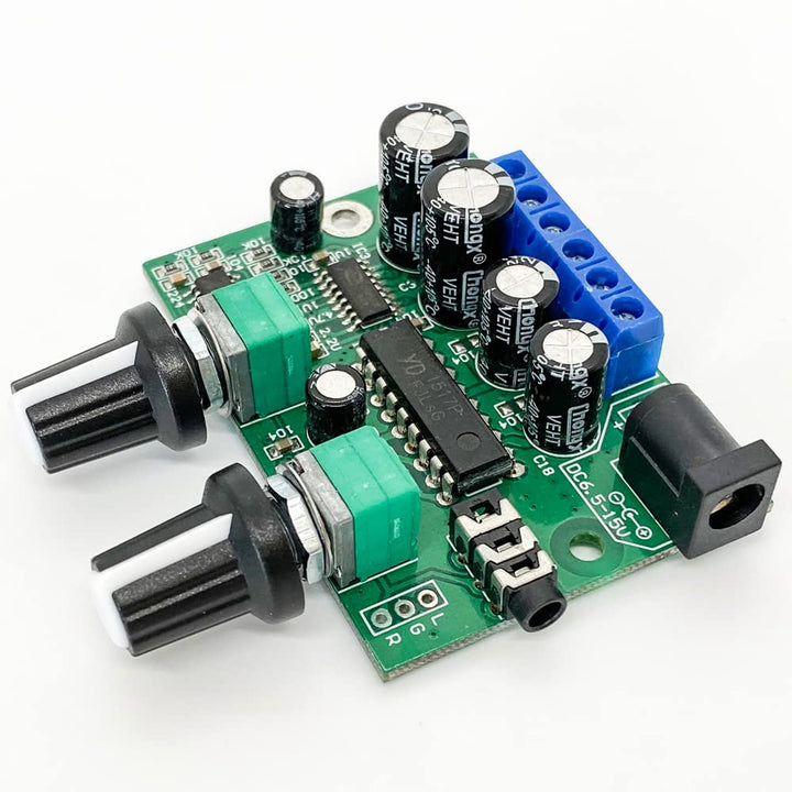 Digital 2.1 Channel Subwoofer Amplifier Board 6W+6W+25W Pure Bass, Mini DC12V-15V TDA1517P HiFi Stereo Audio Power Amplifier Dual Channel Amp Module for Store Home Theater Speakers, Car Audio Speaker