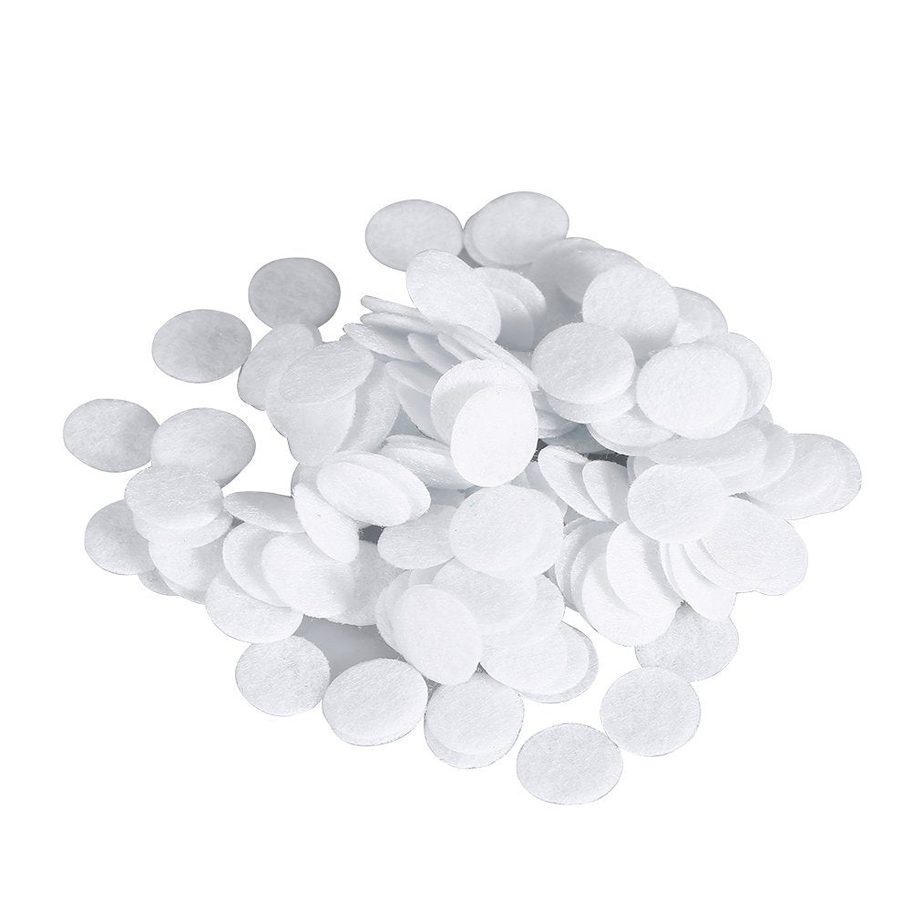 100 Pcs Cotton Filter, Replacement Filter Cotton, 7 Different Diameters Sponge Filter for Various Kinds of Beauty Machine Peeling Machine Facial Vacuum Filters Accesories Comedo Suction