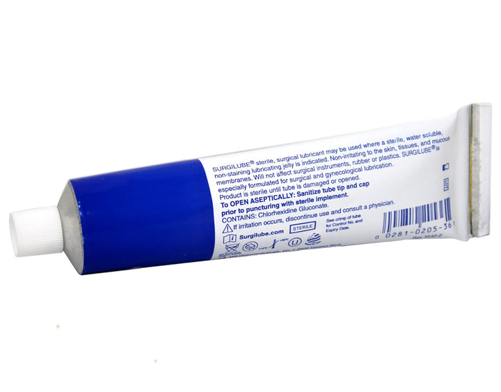 Surgilube Surgical Lubricant Sterile Bacteriostatic Jelly - 4.25 Ounces Each (Value Pack of 4)