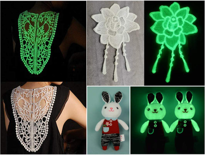3000Yards / 2700M Glow in The Dark Embroidery Thread (White)