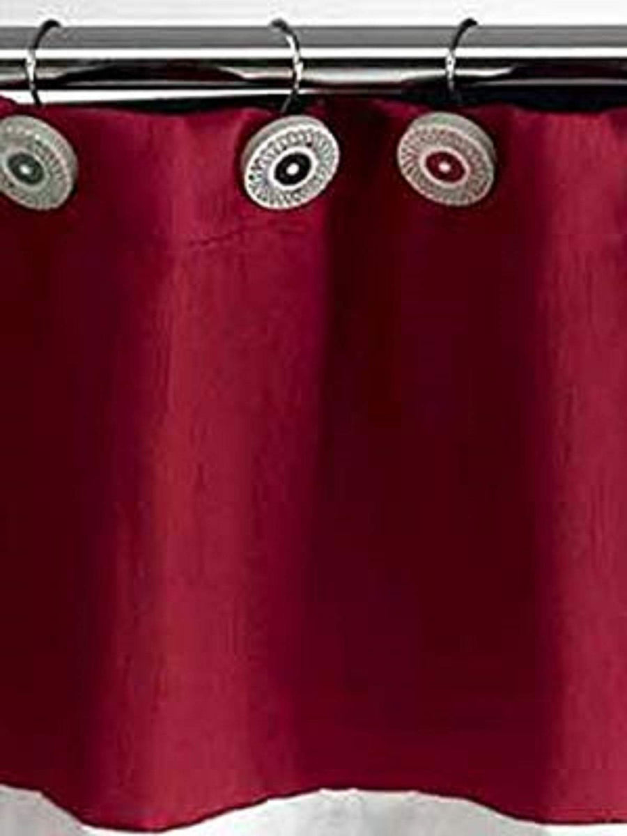 Suzanni Shower Hooks, Burgundy