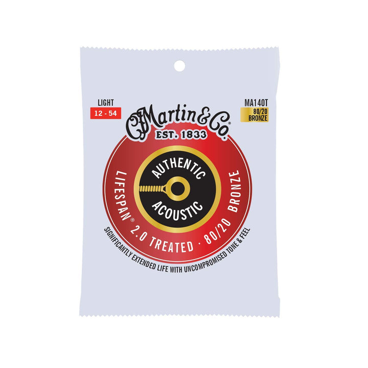 Martin Authentic Acoustic Guitar Strings, Lifespan 2.0 