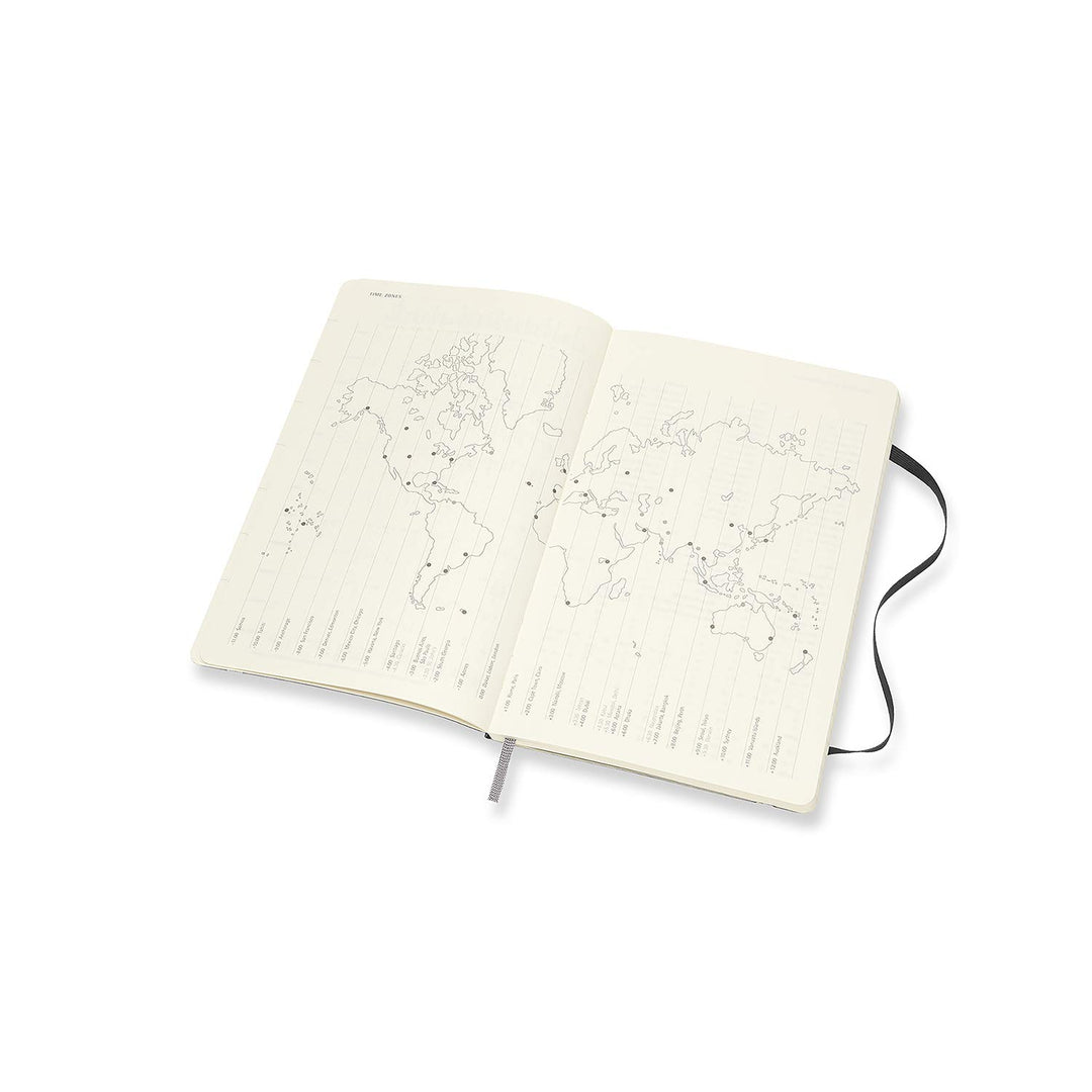 Classic 12 Month 2022 Weekly Planner, Soft Cover, Large (5 x 8.25), Black