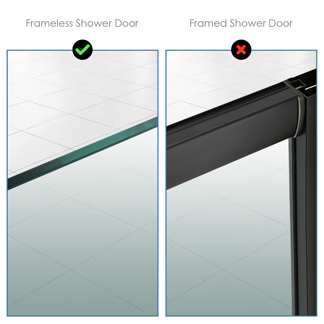 Shower Door Hooks (2-Pack), Towel Hooks for Bathroom Frameless Glass Squeegee Hooks, Black