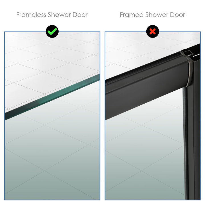 Shower Door Hooks (2-Pack), Towel Hooks for Bathroom Frameless Glass Squeegee Hooks, Black