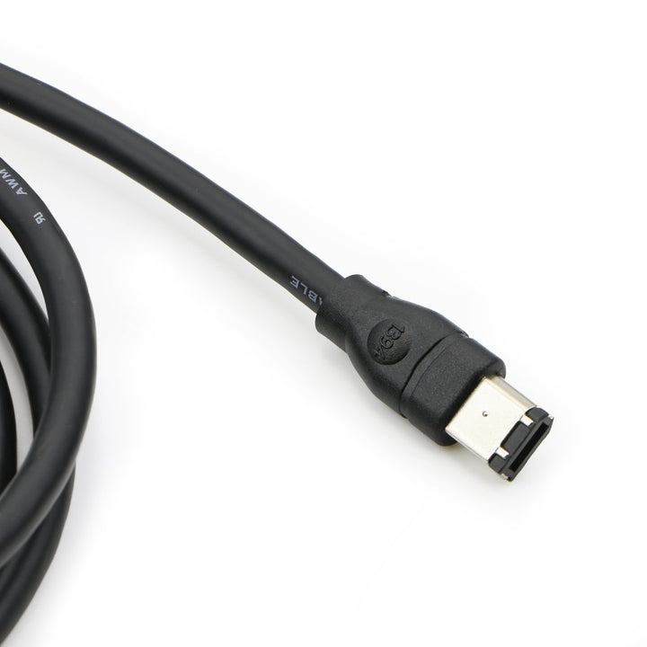 FireWire 800 to 400 9 to 6 pin Cable (9pin 6pin) 6FT, IEEE 1394 Firewire 800 9-pin/6-pin Cable 6 Feet(9 pin to 6 pin)