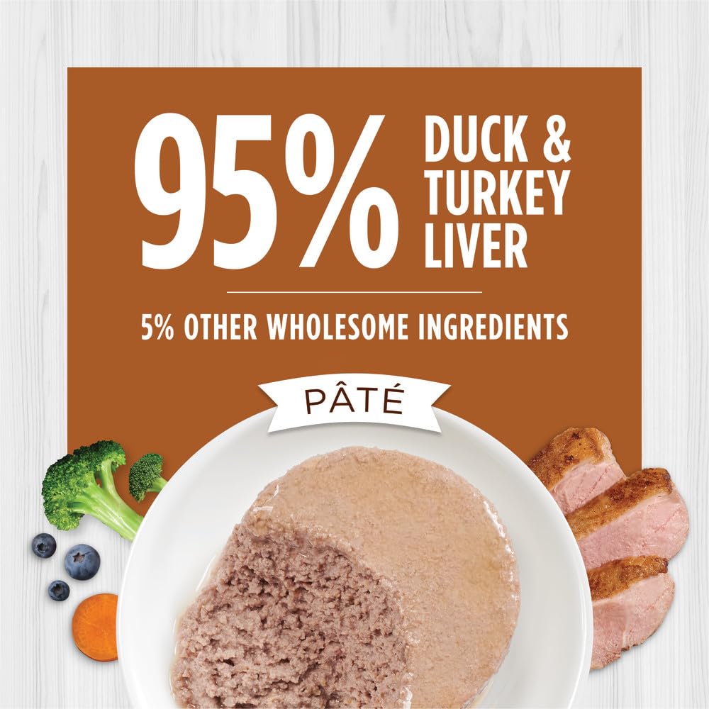 Original Pate Wet Cat Food, Grain Free Recipe - Real Duck, 3 oz. Cans (Pack of 24)