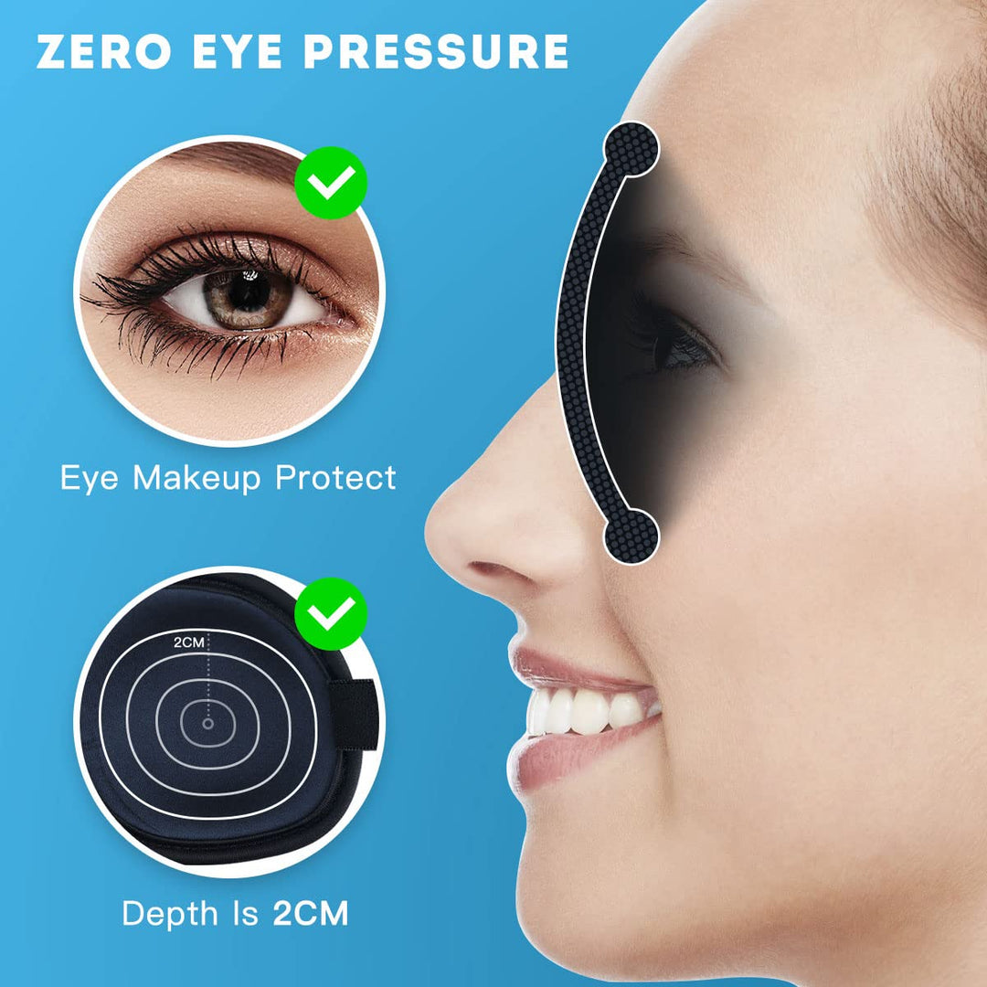 Sleep Mask for Women Men, Ultrathin Light Blocking Slee