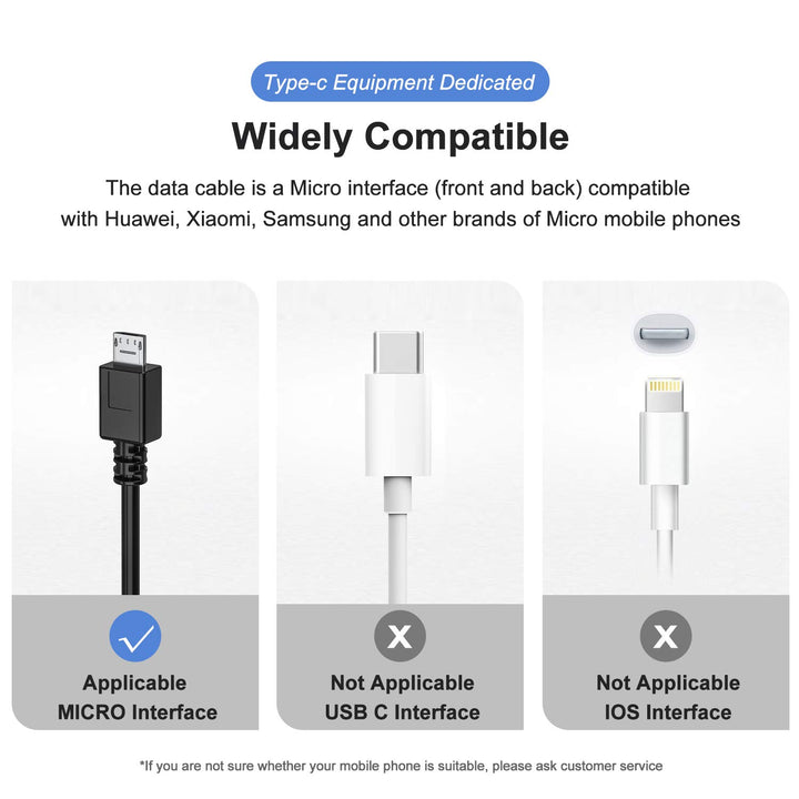 Micro USB Power Cable Cord for Roku Express, Roku Streaming Stick, Roku Premier, Replacement USB Power Cable Cord for Fire TV Stick, Not Compatible with Roku Streaming Stick+ and Ultra, 6-Feet