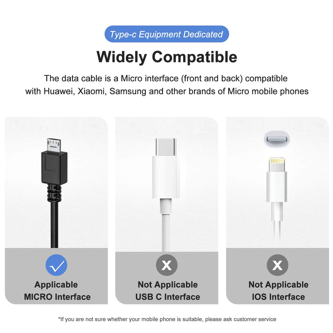 Micro USB Power Cable Cord for Roku Express, Roku Streaming Stick, Roku Premier, Replacement USB Power Cable Cord for Fire TV Stick, Not Compatible with Roku Streaming Stick+ and Ultra, 3-Feet