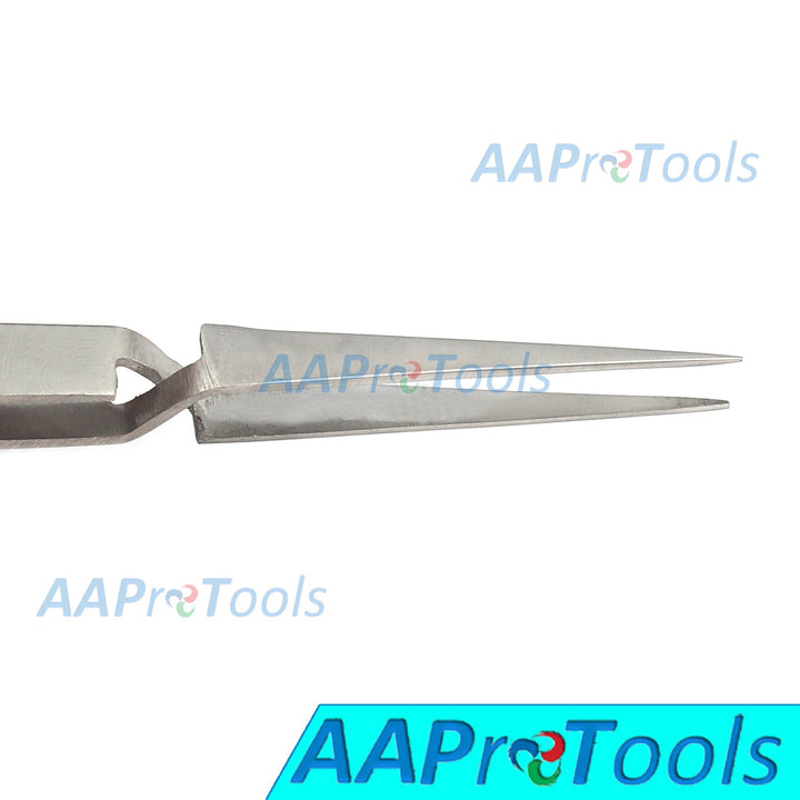AAPROTOOLS STAINLESS STEEL EYELASH EXTENSION TWEEZERS X TYPE FINE POINT 4.5 A+ QUALITY