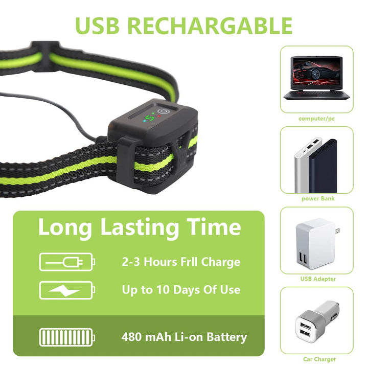 Dog Bark Collar -5 Adjustable Sensitivity and Intensity Levels-Dual Anti-Barking Modes Rechargeable/Rainproof/Reflective -No Barking Control Dog Shock Collar for Small Medium Large Dogs