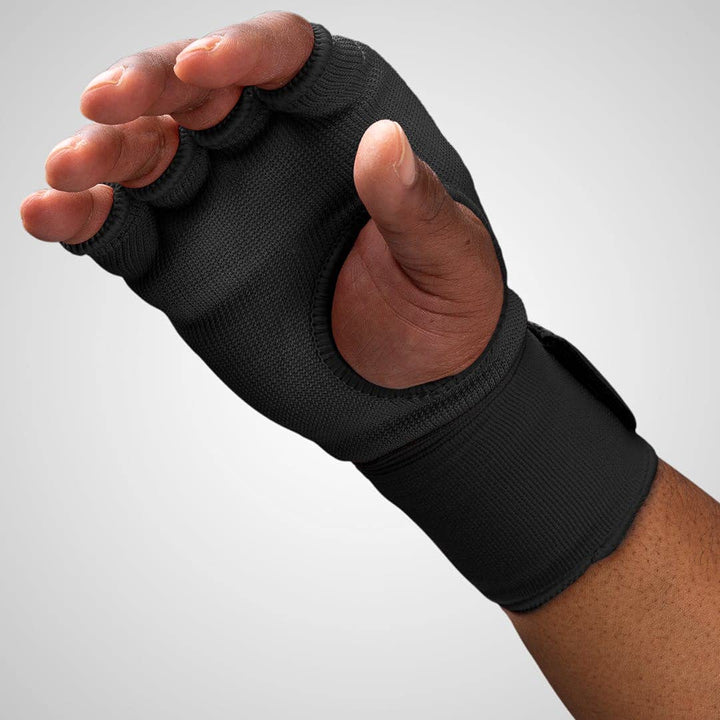 Hayabusa Quick Gel Boxing Hand Wrap Gloves - Black, Med