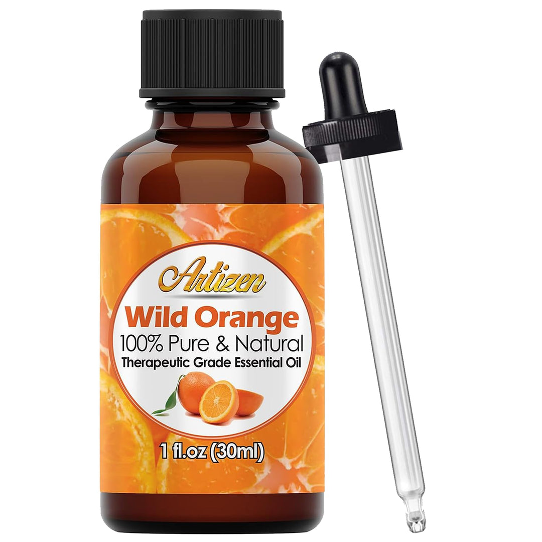 Wild Orange Essential Oil (100% PURE &amp; NATURAL - UNDILUTED) Therapeutic Grade - Huge 1oz Bottle - Perfect for Aromatherapy, Relaxation, Skin Therapy &amp; More!