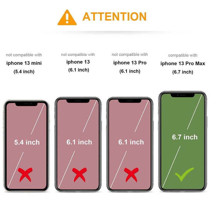 KIHUWEY Compatible with iPhone 13 Pro Max Case Wallet w