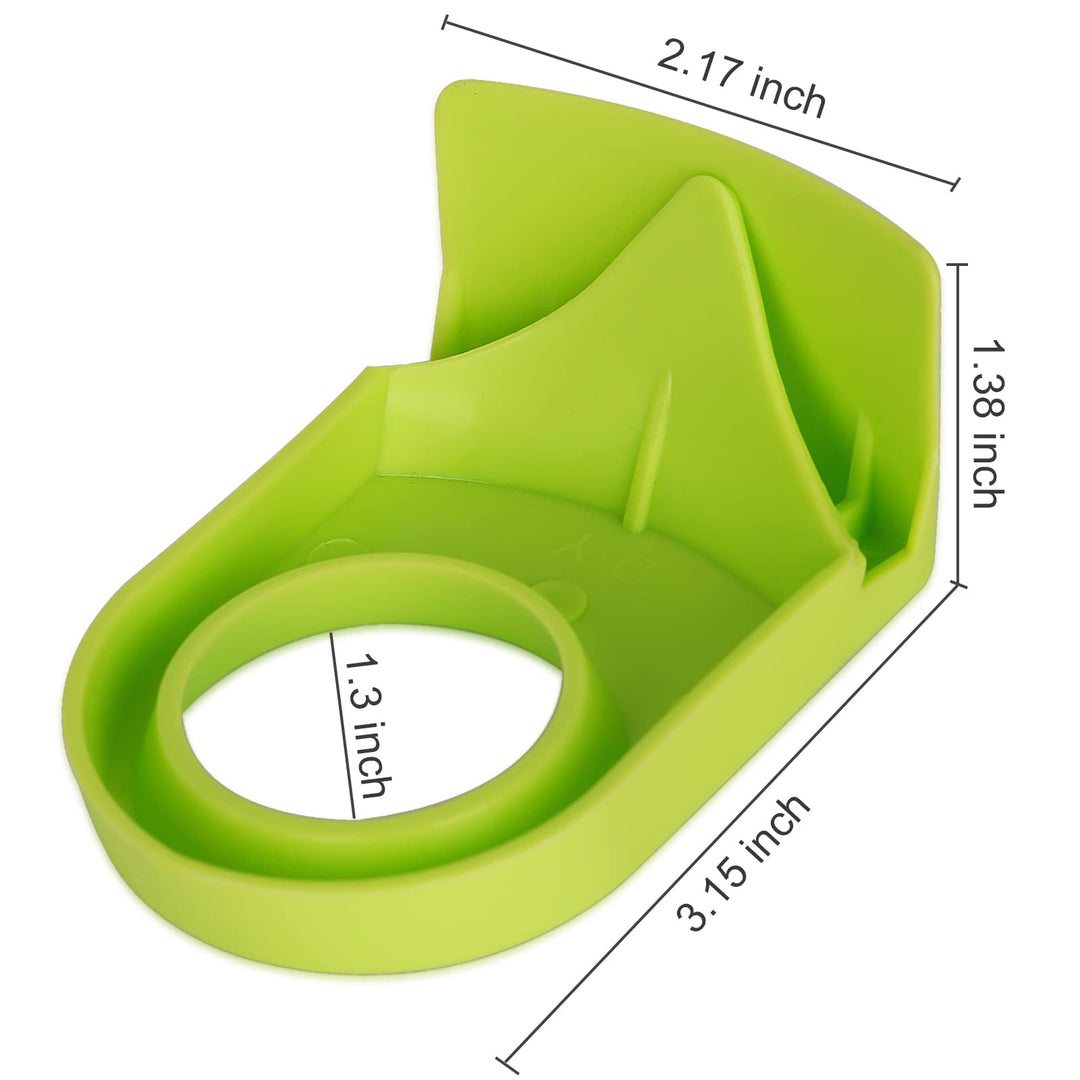 ABS Drink Clips Bottle Buckle Holders Beer Cocktail Snap for Schooner &amp; Goblet Glasses (Random Color) (10pcs)