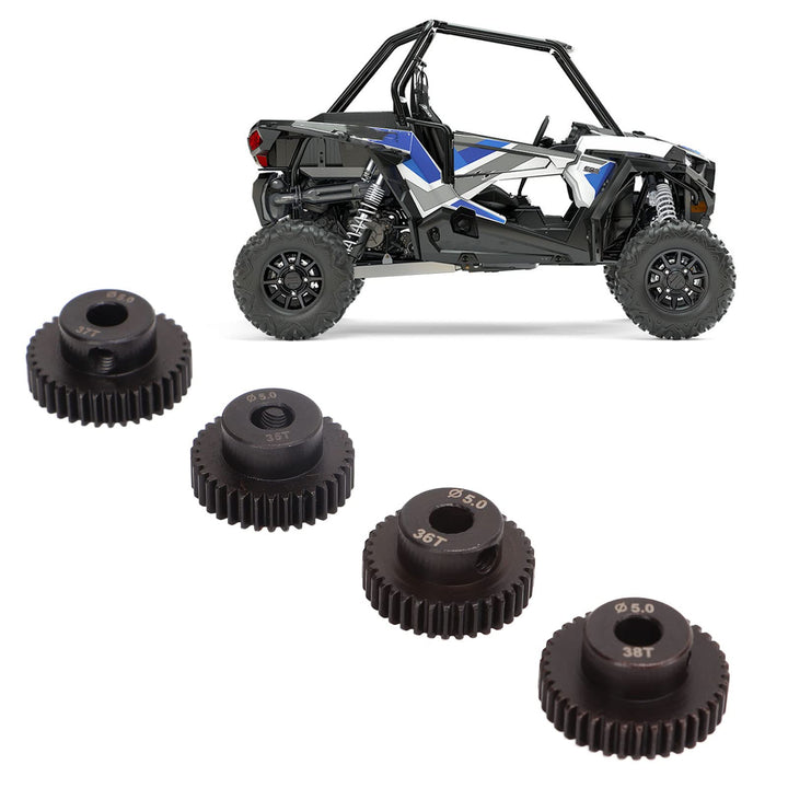 48Dp Motor Pinion Gear, 5.0Mm Molybdenum Alloy Steel Pinion Gear Set Include 35T 36T 37T 38T Motor Accessories for Rc Car Car Model Accessory