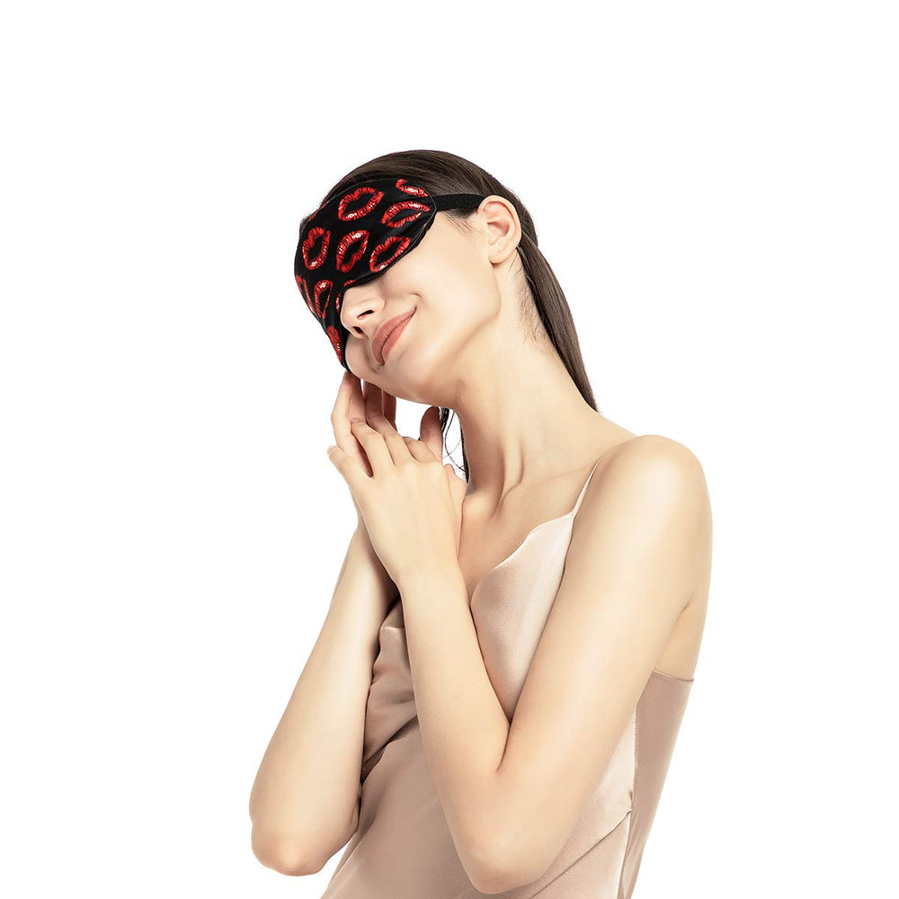 Red Kiss Black, Medium: Nmm Global 100% Mulberry Silk S