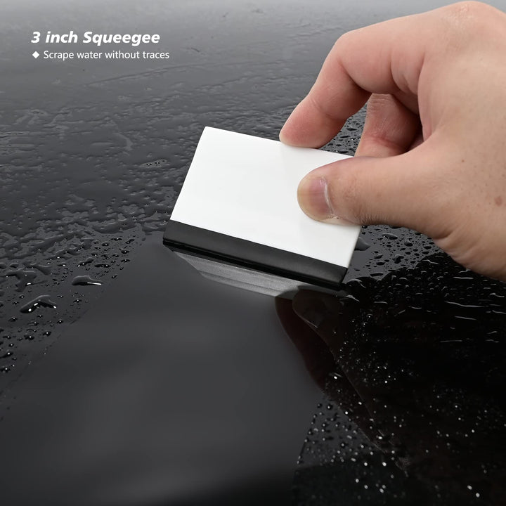 EHDIS 3Block Squeegee Mini Car Rubber Squeegee for Kitc