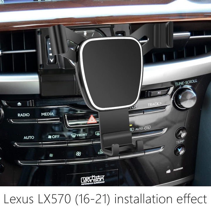 LUNQIN Car Phone Holder for Lexus LX 570 LX570 2016-202