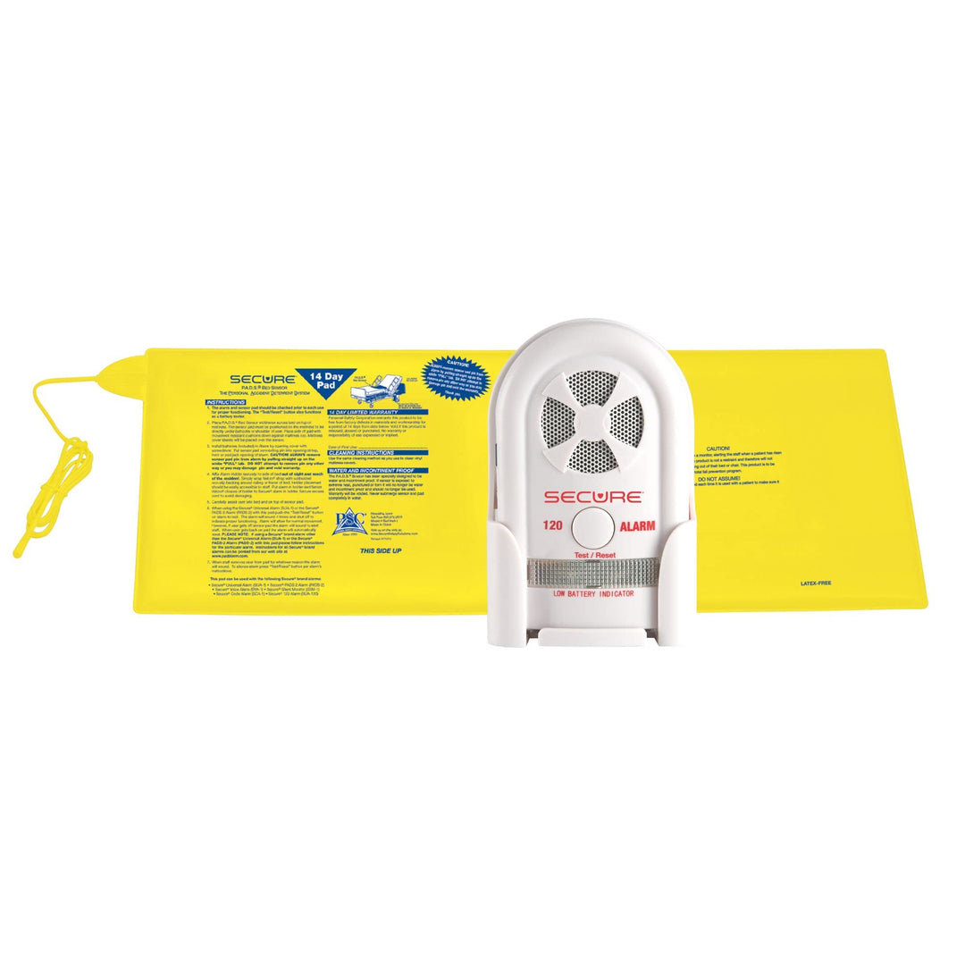 Secure 14BSET-5 Bed Exit Patient Sensor Pad Alarm for Elderly Fall and Wandering Prevention