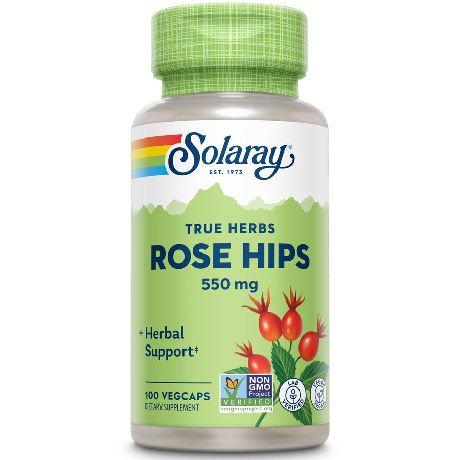 SOLARAY Rose HIPS Fruit 550mg | Healthy Skin, Joints &a