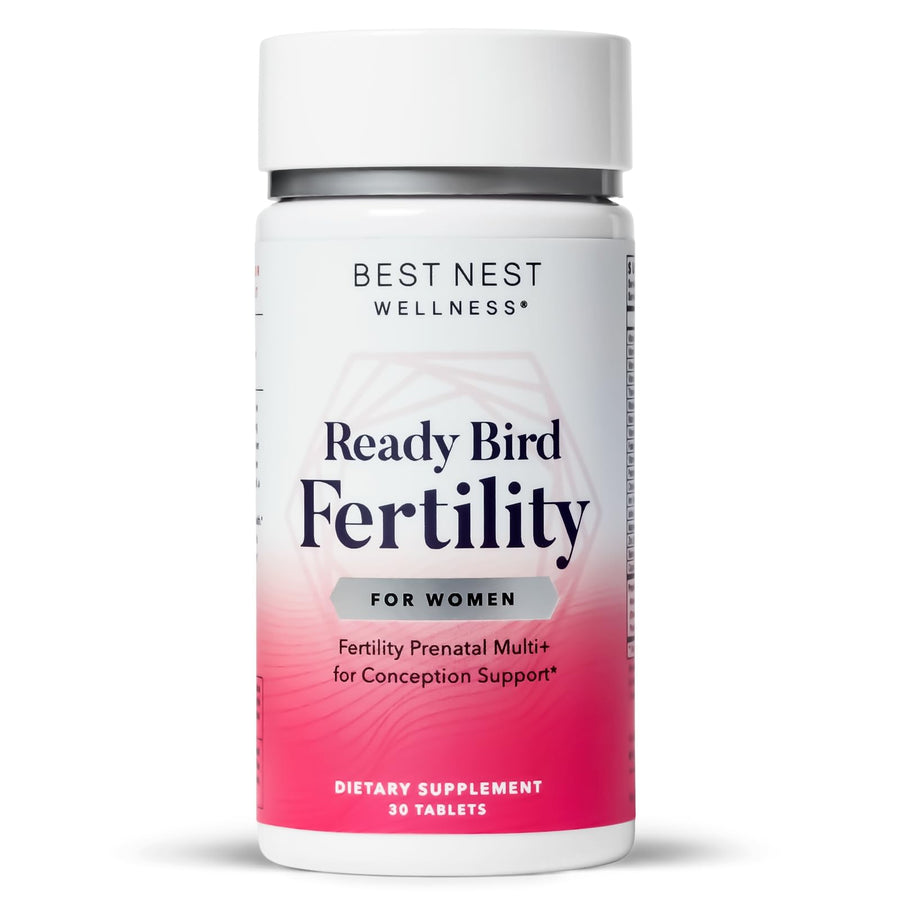 Women's Fertility - Daily Multivitamin for Pregnancy Support - Supplement with Methylated Vitamins Aids Conception - Nutritional Supplement with Ashwagandha & Folate - 30 Tablets