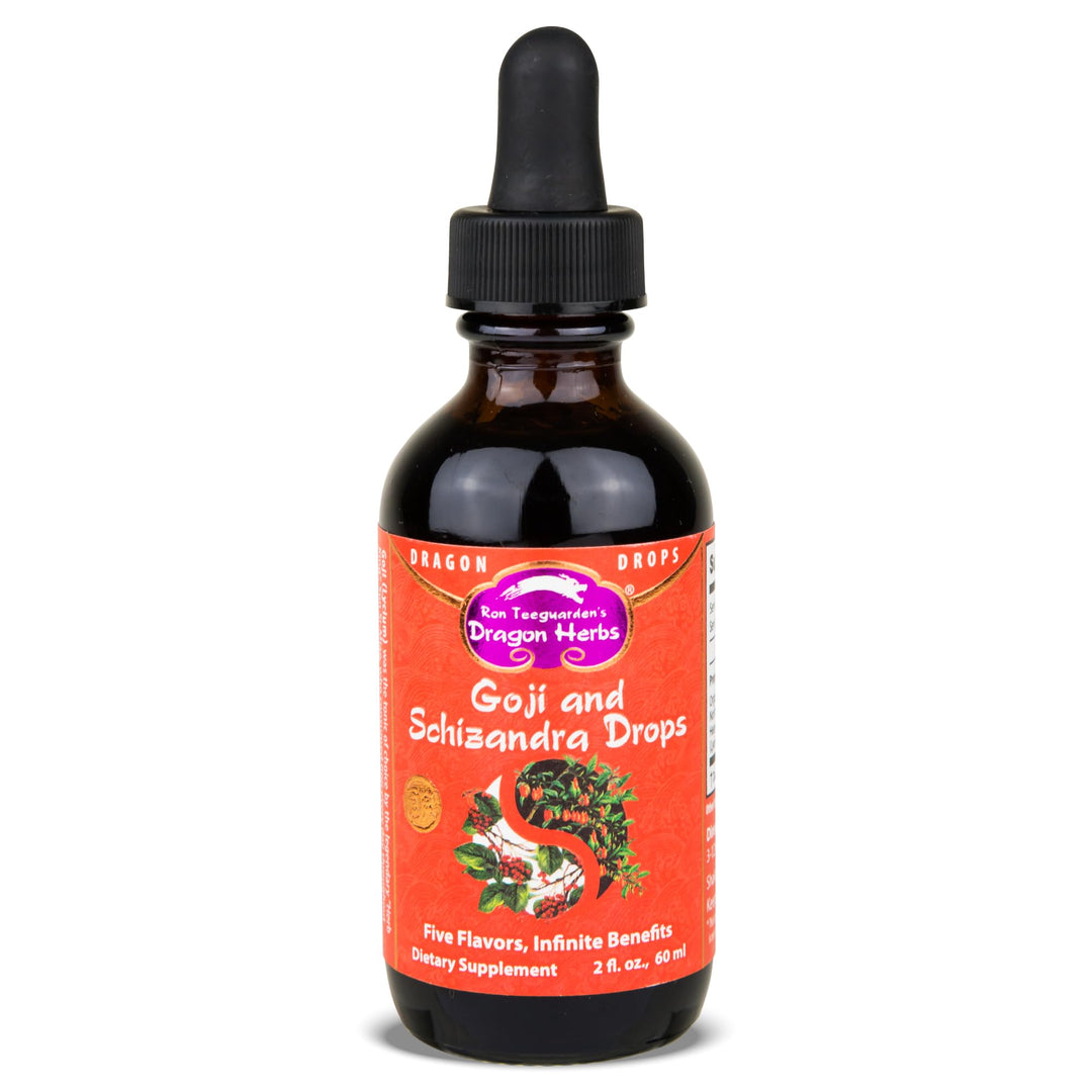Goji &amp; Schizandra | All Natural Tincture to Support Beauty, Skin, Healthy Aging, Eyes, Lungs | All Natural Ingredients, Non-GMO (2 fl. oz., 60 ml)