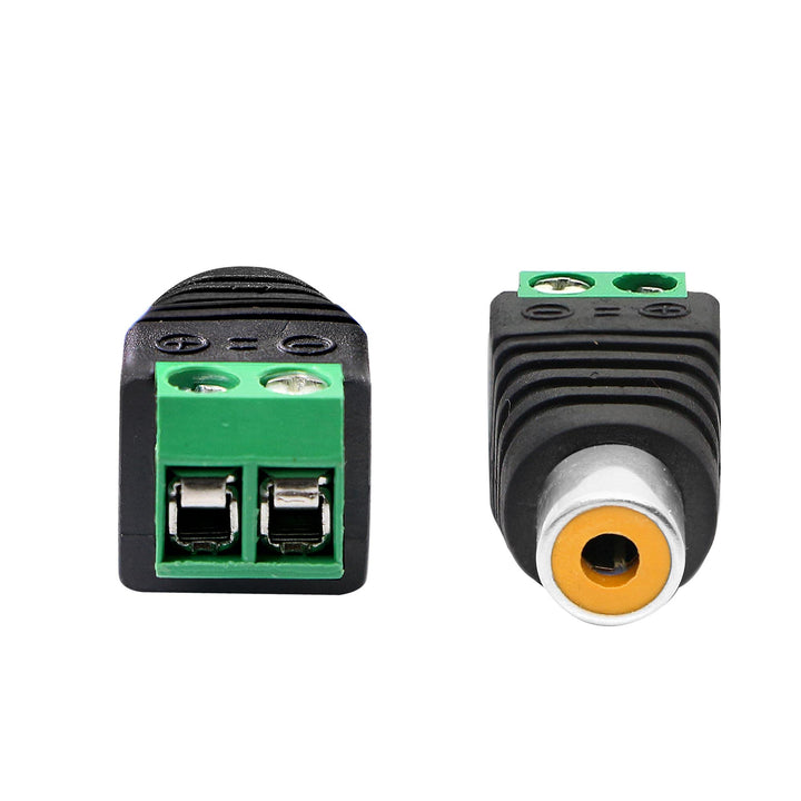 PNGKNYOCN RCA Cable Audio Adapter RCA to AV Screw Termi
