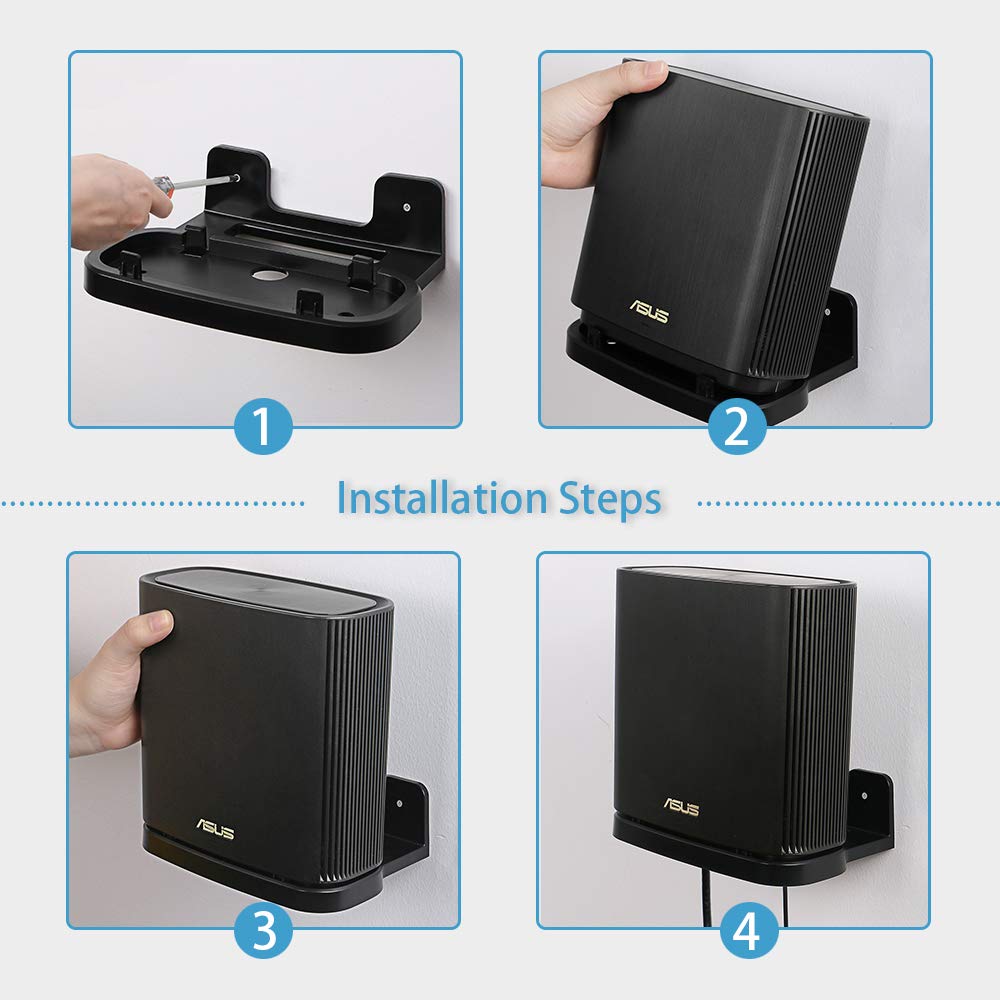 Wall Mount Holder for ASUS ZenWiFi AX Whole-Home Tri-Ba