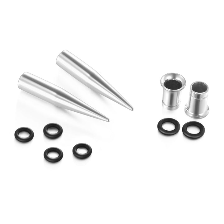 14G-00G 36pcs Tapers and Tunnels Ear Gauge Stretching Kit Surgical Stainless Steel