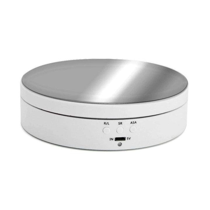 Motorized Display Stand, 360 Degree Electric Rotating Turntable Photography Display Automatic Revolving Platform for Jewelry Watch